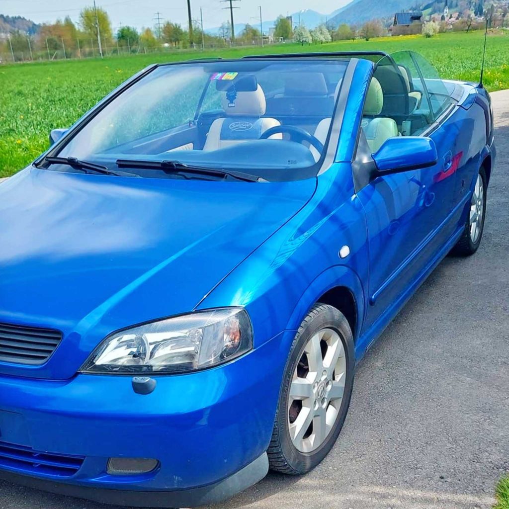 OPEL Astra Cabriolet 2.2i 16V 2004 147PS 2198ccm 156000km 1400kg 9.3L essence